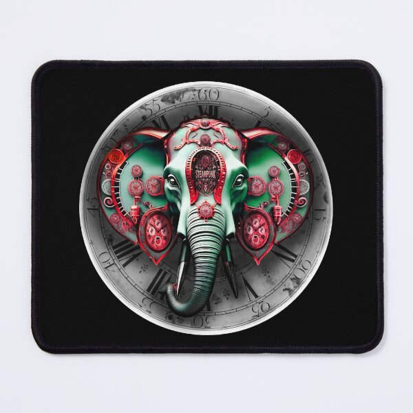 Item preview, Steampunk retro style elephant designed and sold by Drone-tees.