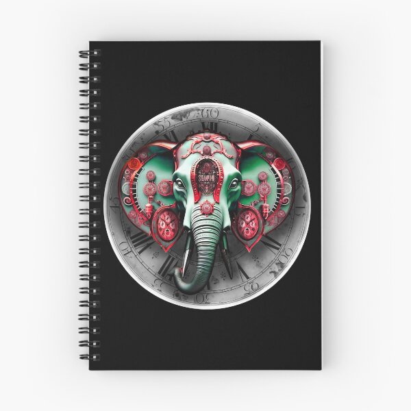 Item preview, Steampunk retro style elephant designed and sold by Drone-tees.