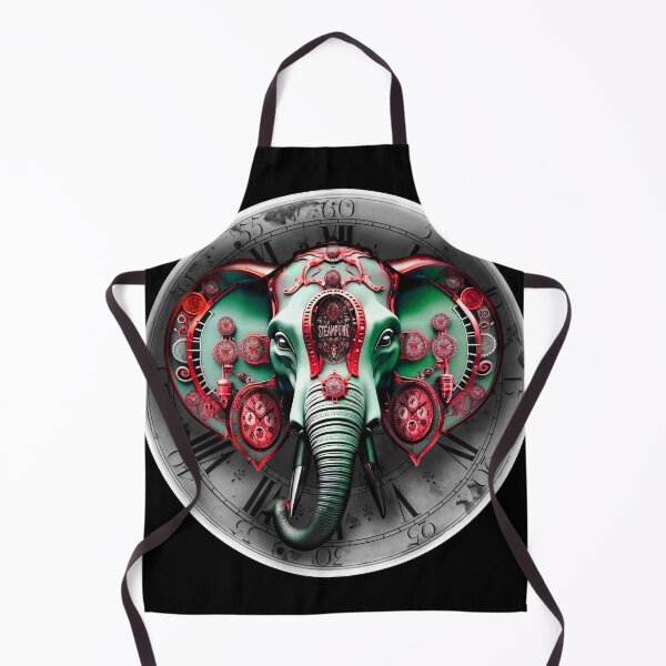 Item preview, Steampunk retro style elephant designed and sold by Drone-tees.