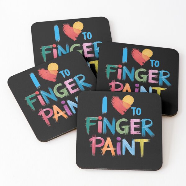Item preview, I Heart Love To Finger Paint I'm Paint designed and sold by studiopekepeke.