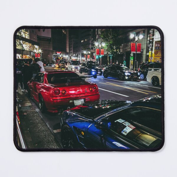 Item preview, Nissan Skyline R34 GT-R – JDM Legend, Japanese Sports Car, Turbo AWD Icon, Car Art Print designed and sold by Road To Track.