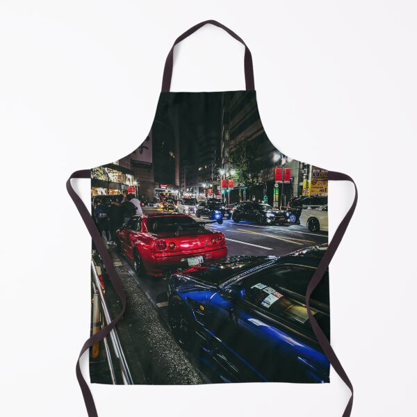 Item preview, Nissan Skyline R34 GT-R – JDM Legend, Japanese Sports Car, Turbo AWD Icon, Car Art Print designed and sold by Road To Track.