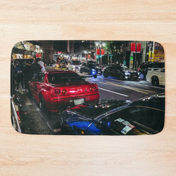 Item preview, Nissan Skyline R34 GT-R – JDM Legend, Japanese Sports Car, Turbo AWD Icon, Car Art Print designed and sold by Road To Track.