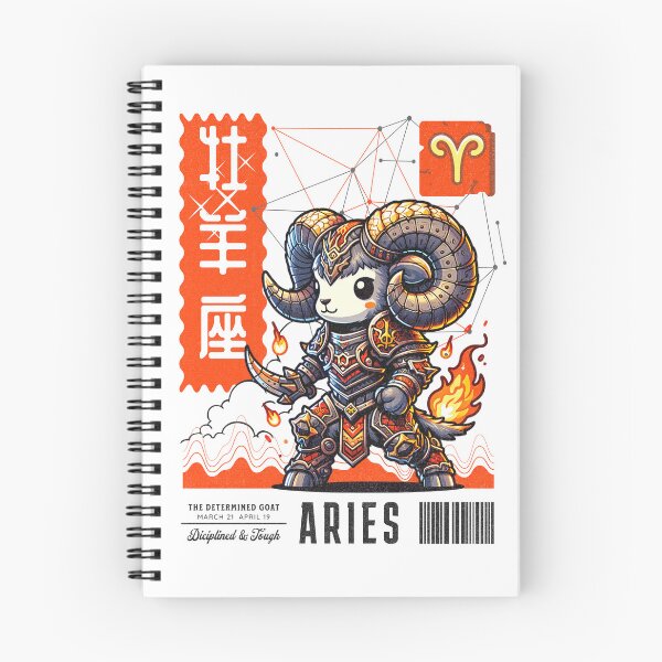 Item preview, Zodiac - Aries the Ram - Disciplined and Tough designed and sold by 2ndSketch.
