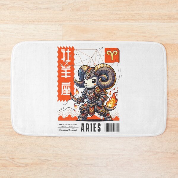 Item preview, Zodiac - Aries the Ram - Disciplined and Tough designed and sold by 2ndSketch.