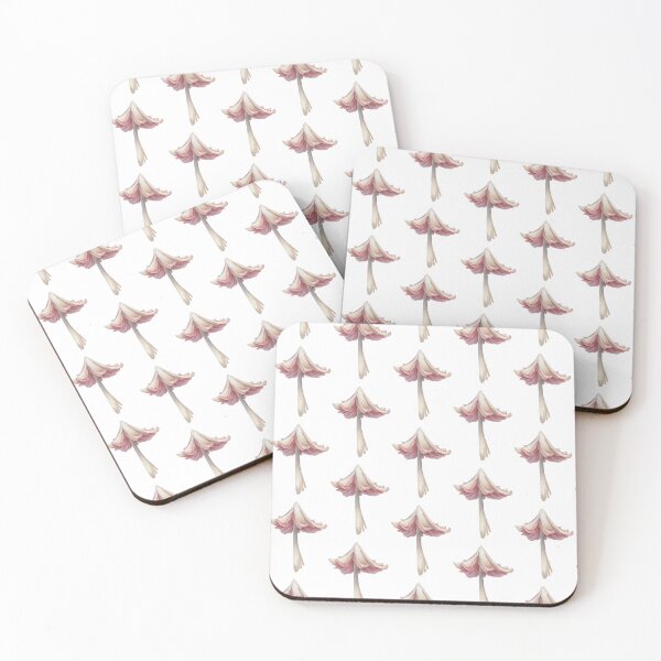Item preview, Pink Waxcap Mushroom (Transparent) designed and sold by BreenanaBread.