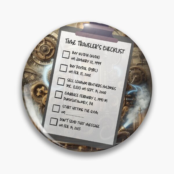 Item preview, Time Travel Checklist XV designed and sold by nature. electrified..