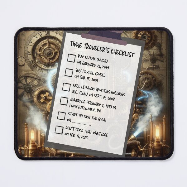 Item preview, Time Travel Checklist XV designed and sold by nature. electrified..