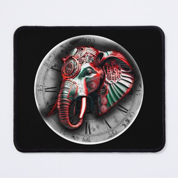 Item preview, Steampunk retro style elephant designed and sold by Drone-tees.