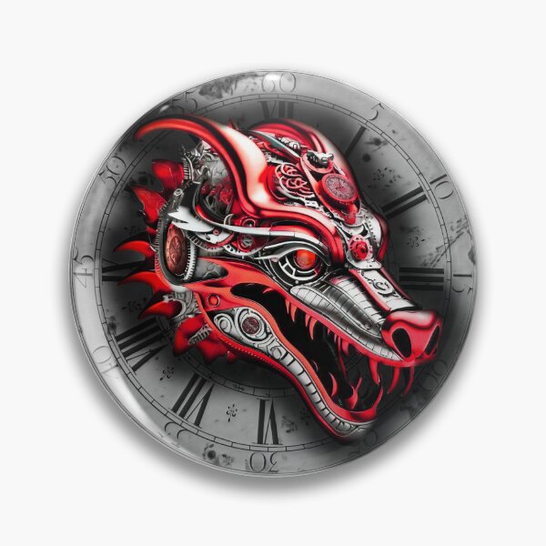 Item preview, Steampunk retro style dragon designed and sold by Drone-tees.