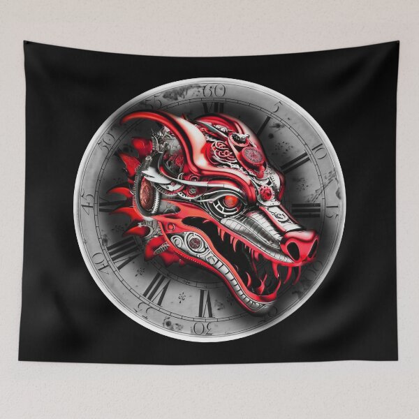 Item preview, Steampunk retro style dragon designed and sold by Drone-tees.