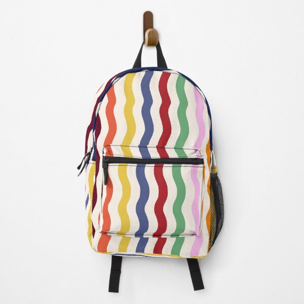 Item preview, Abstract Wavy Wiggle Lines Multi Colour designed and sold by OneThreeSix.