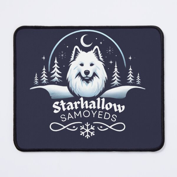 Item preview, Starhallow Samoyeds (commission) designed and sold by Silver Lining Gift Co..