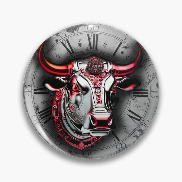 Item preview, Steampunk retro style Bull designed and sold by Drone-tees.