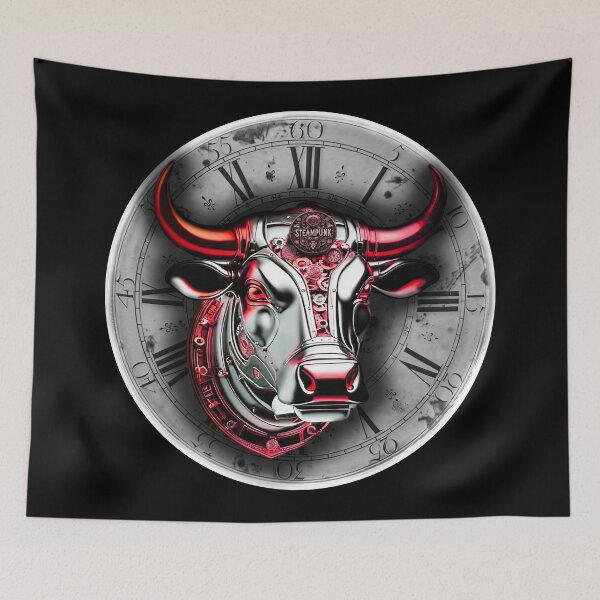 Item preview, Steampunk retro style Bull designed and sold by Drone-tees.