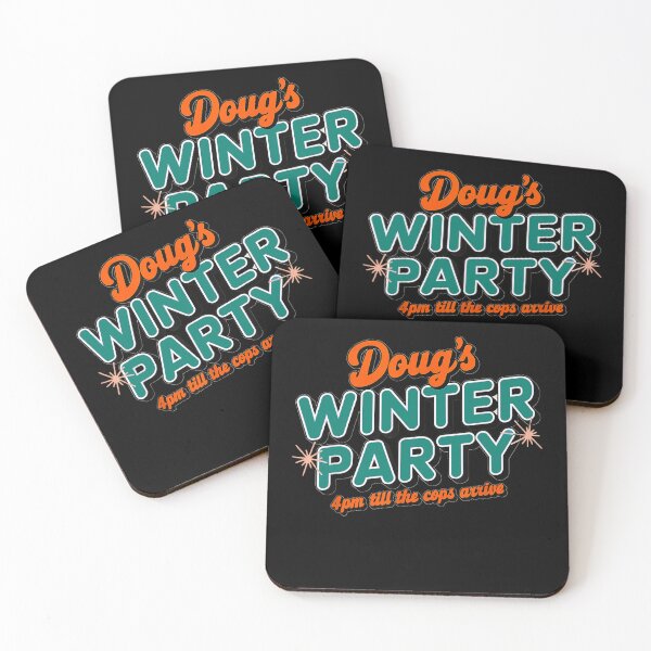 Item preview, Doug's Winter Party February 15th At 4pm Until The Cops Come  designed and sold by studiopekepeke.
