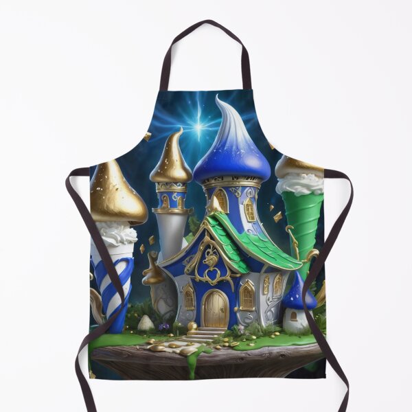 Item preview, Colorful House With Twirling Tops And Cones In Space designed and sold by Melantari Vizuns.