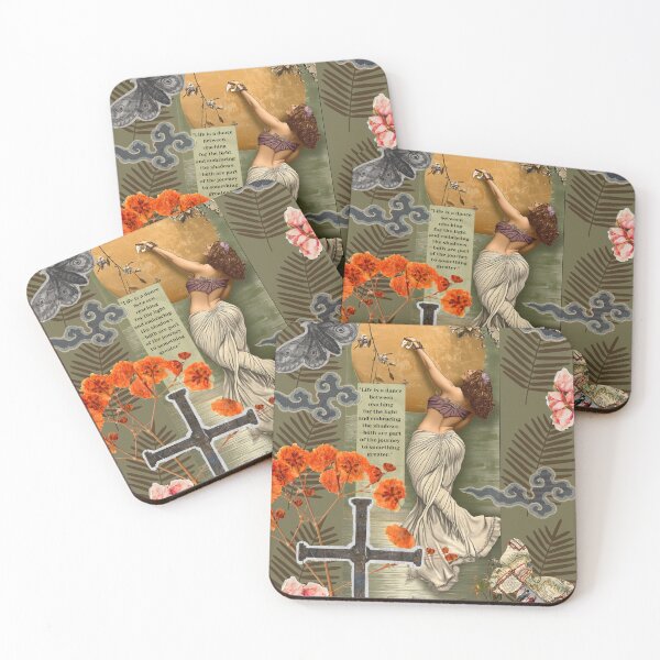 Item preview, REACHING FOR THE LIGHT - ETHEREAL DREAMSCAPE COLLAGE designed and sold by Molly's Gone Mad .