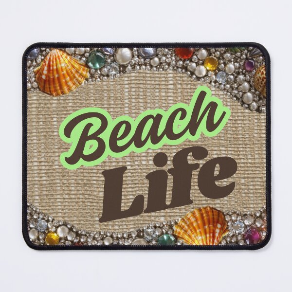 Item preview, BEACH LIFE COASTAL GLAMOUR IN SHELLS AND SPARKLES designed and sold by Molly's Gone Mad .