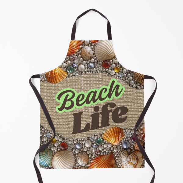 Item preview, BEACH LIFE COASTAL GLAMOUR IN SHELLS AND SPARKLES designed and sold by Molly's Gone Mad .