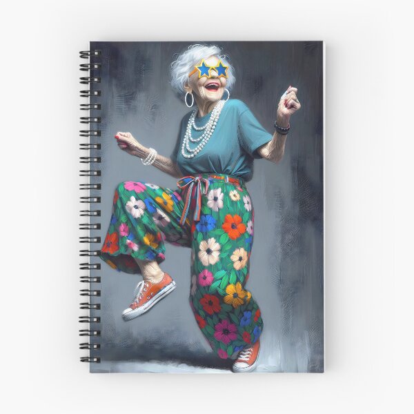 Item preview, Happy Old Lady designed and sold by Maria Dryfhout.