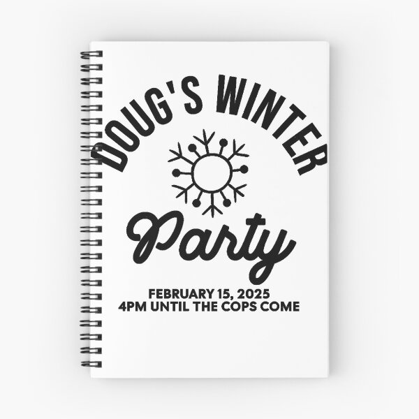 Item preview, Dougs Winter Party February, Invite Winter Party Celebrate designed and sold by studiopekepeke.