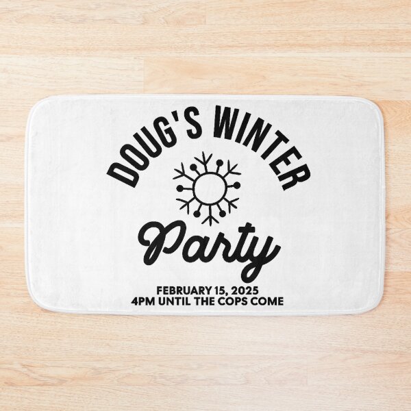 Item preview, Dougs Winter Party February, Invite Winter Party Celebrate designed and sold by studiopekepeke.