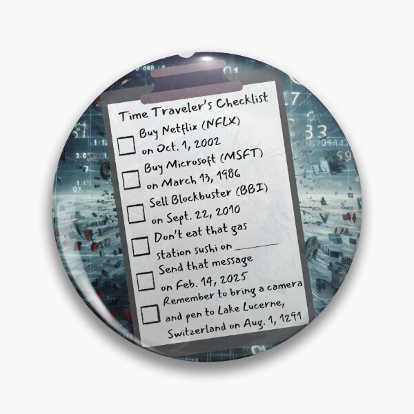 Item preview, Time Travel Checklist XVI designed and sold by nature. electrified..