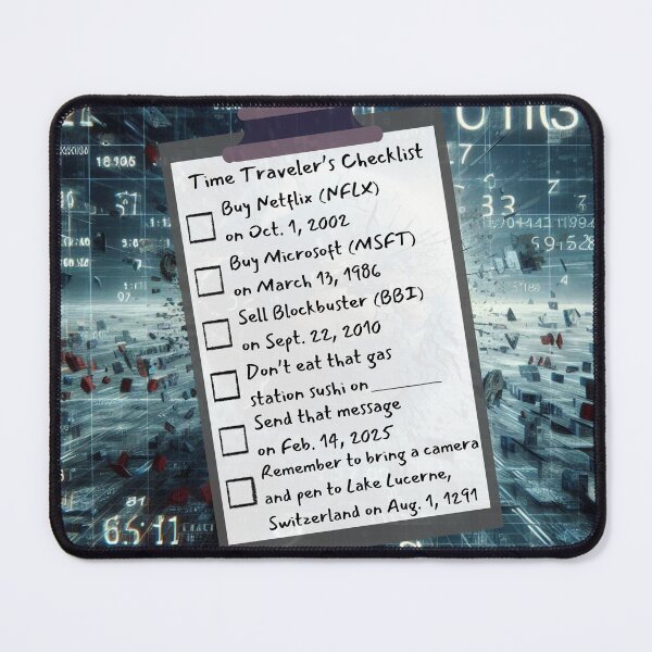 Item preview, Time Travel Checklist XVI designed and sold by nature. electrified..