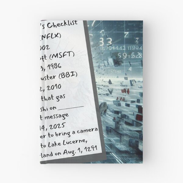 Item preview, Time Travel Checklist XVI designed and sold by nature. electrified..