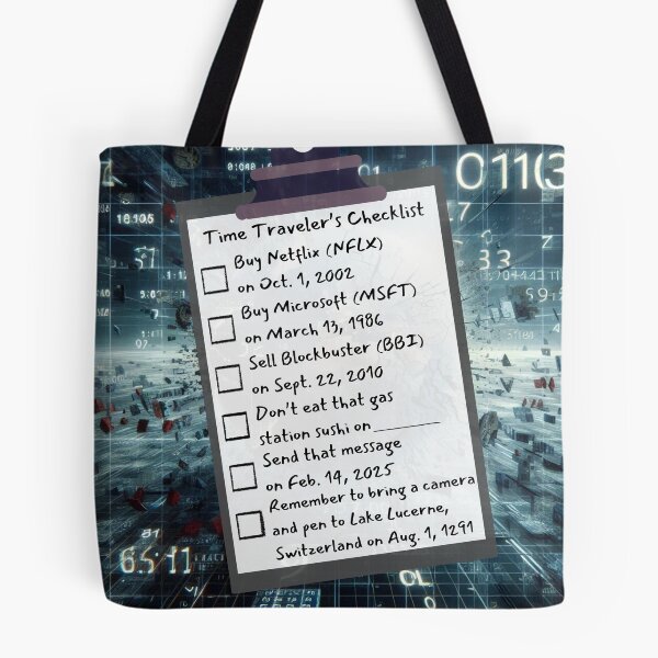 Item preview, Time Travel Checklist XVI designed and sold by nature. electrified..