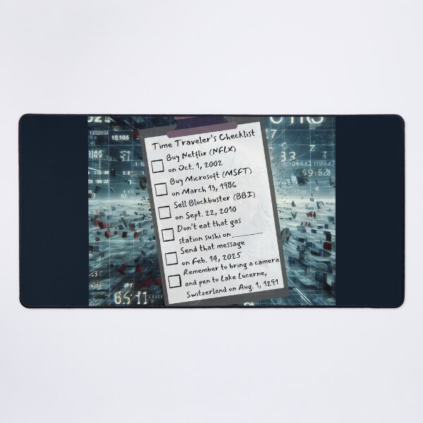 Item preview, Time Travel Checklist XVI designed and sold by nature. electrified..