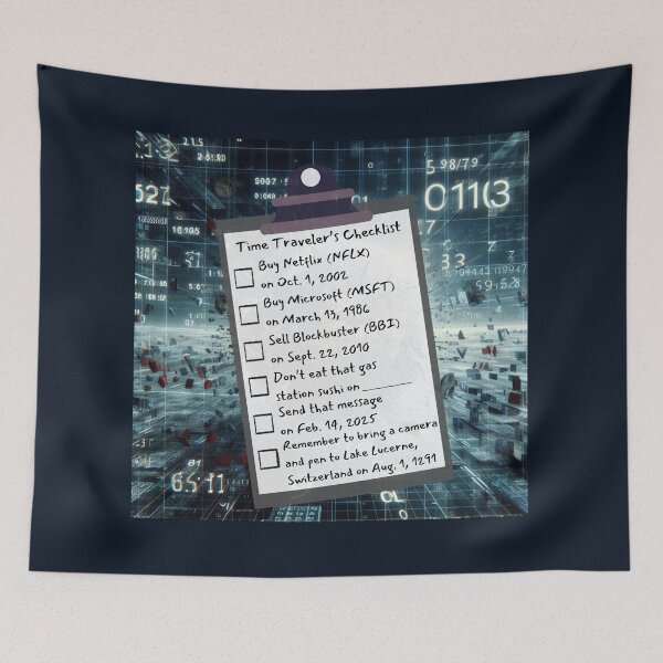 Item preview, Time Travel Checklist XVI designed and sold by nature. electrified..