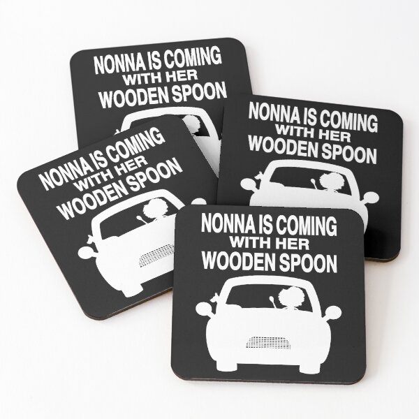 Item preview, Nonna Is Coming With Her Wooden Spoon – Funny Italian Grandma Gift designed and sold by Brian Gollob Creative Art.
