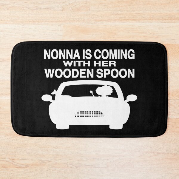 Item preview, Nonna Is Coming With Her Wooden Spoon – Funny Italian Grandma Gift designed and sold by Brian Gollob Creative Art.