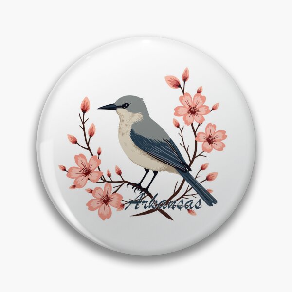 Item preview, Arkansas Mocking Bird Elegance designed and sold by Sew Wonderful Custom Prints.