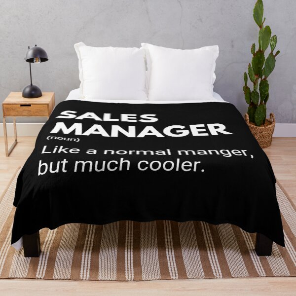 Item preview, Sales Manager Like A Normal Manger But Much Cooler Funny Managers designed and sold by CuteLovelyDesigns.