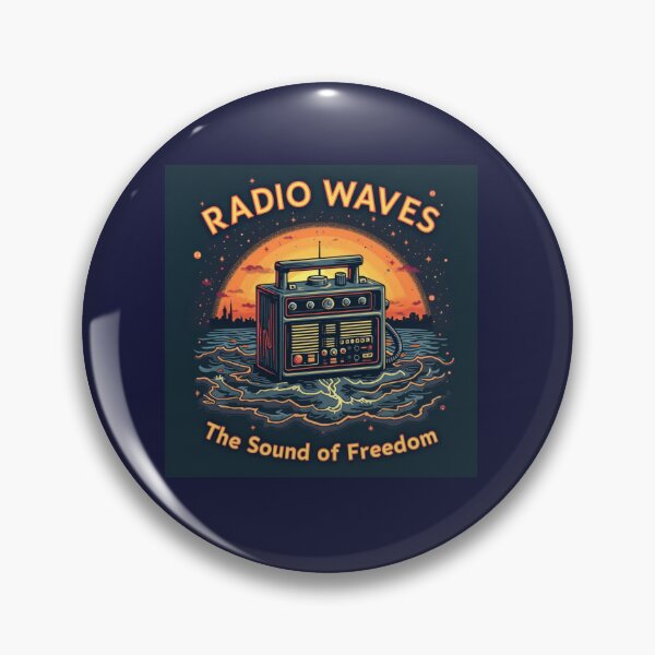 Item preview, Radio Waves - The Sound of Freedom designed and sold by SalemFine.