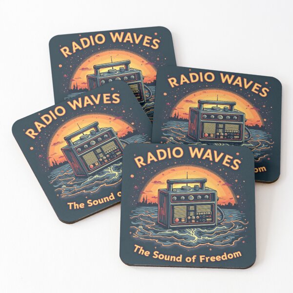 Item preview, Radio Waves - The Sound of Freedom designed and sold by SalemFine.