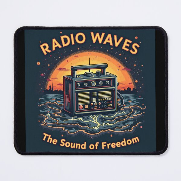 Item preview, Radio Waves - The Sound of Freedom designed and sold by SalemFine.