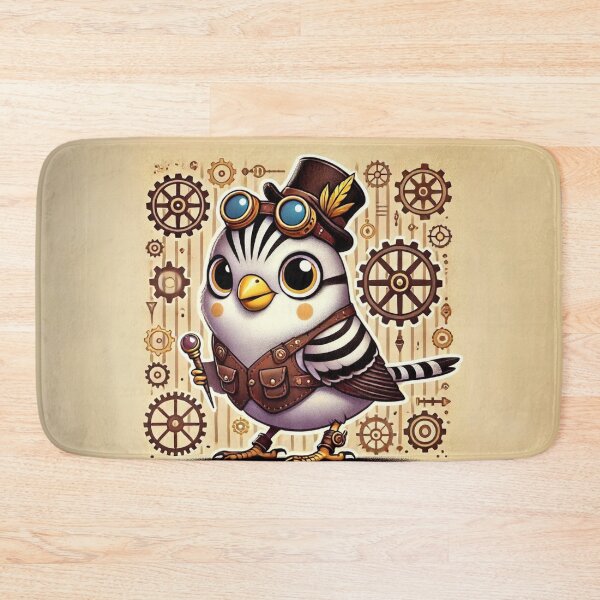 Item preview, Steampunk Zebra Finch designed and sold by Sillytoe.