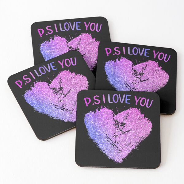 Item preview, PS I Love You Day Valentine's Day Purple Heart Women Men Kid designed and sold by studiopekepeke.
