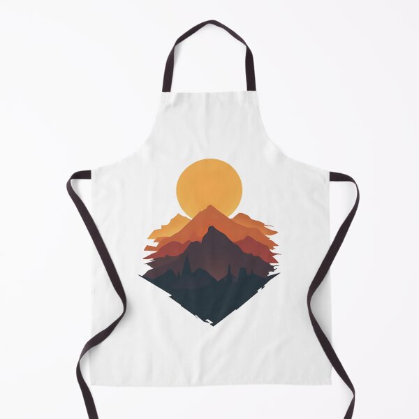 Item preview, Minimalist Sun & Mountain Landscape – Earthy Nature Scene for Outdoor & Adventure Lovers designed and sold by VibeTCreations.