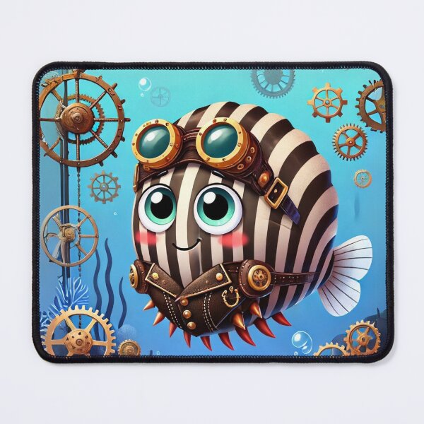 Item preview, Steampunk Zebra Mussel designed and sold by Sillytoe.