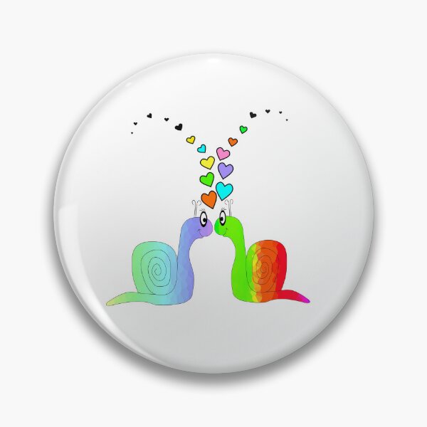 Item preview, Love Is Love Rainbow Pride Snails designed and sold by Sartoris Art.