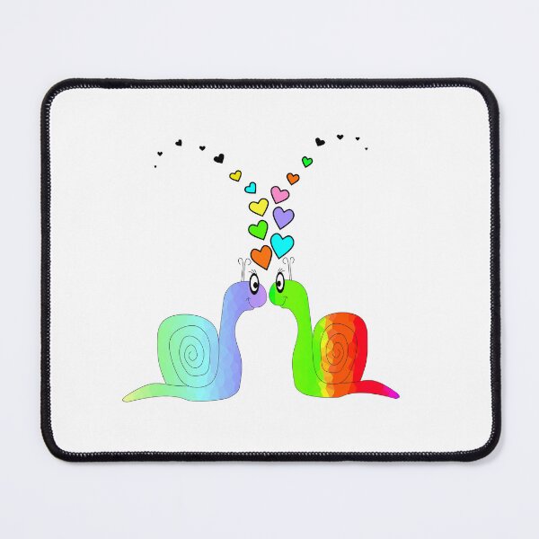 Item preview, Love Is Love Rainbow Pride Snails designed and sold by Sartoris Art.