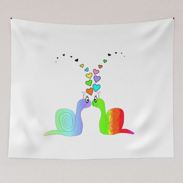 Item preview, Love Is Love Rainbow Pride Snails designed and sold by Sartoris Art.