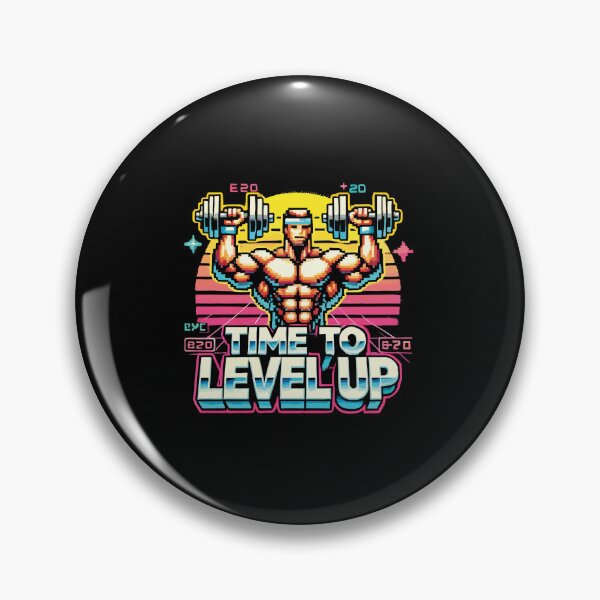 Item preview, Level Up Video Game Gamer Gym Workout Gaming Fitness Lifting designed and sold by chantastical.