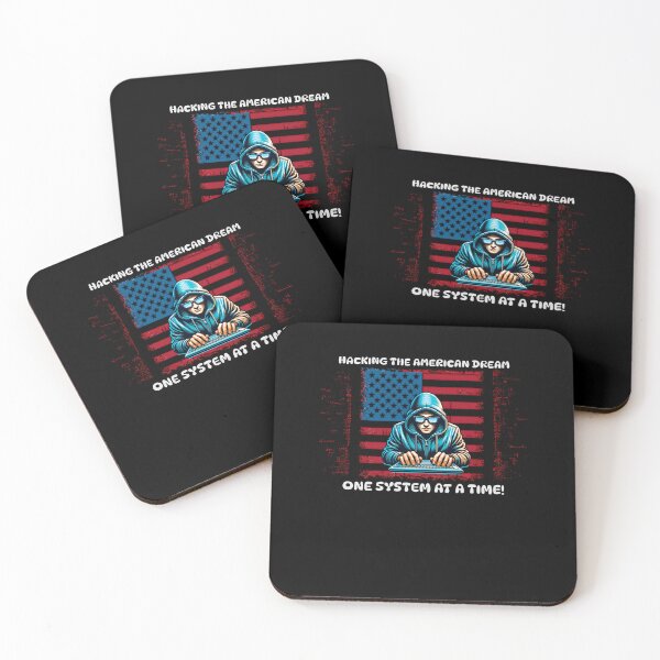 Item preview, Hacking the American Dream – Cyberpunk Hacker Aesthetic designed and sold by Teacher2Nerds.