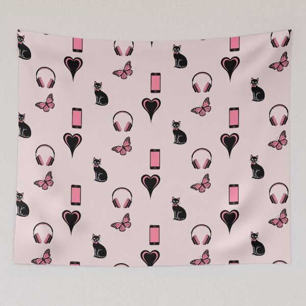 Item preview, Black and Pink Gothic Aesthetic Sticker Pack designed and sold by ArtadoraDesignz.